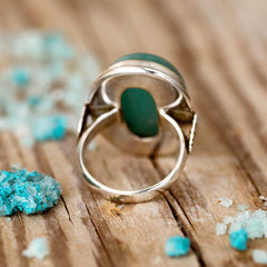 Amazonite Ring Sterling Silver